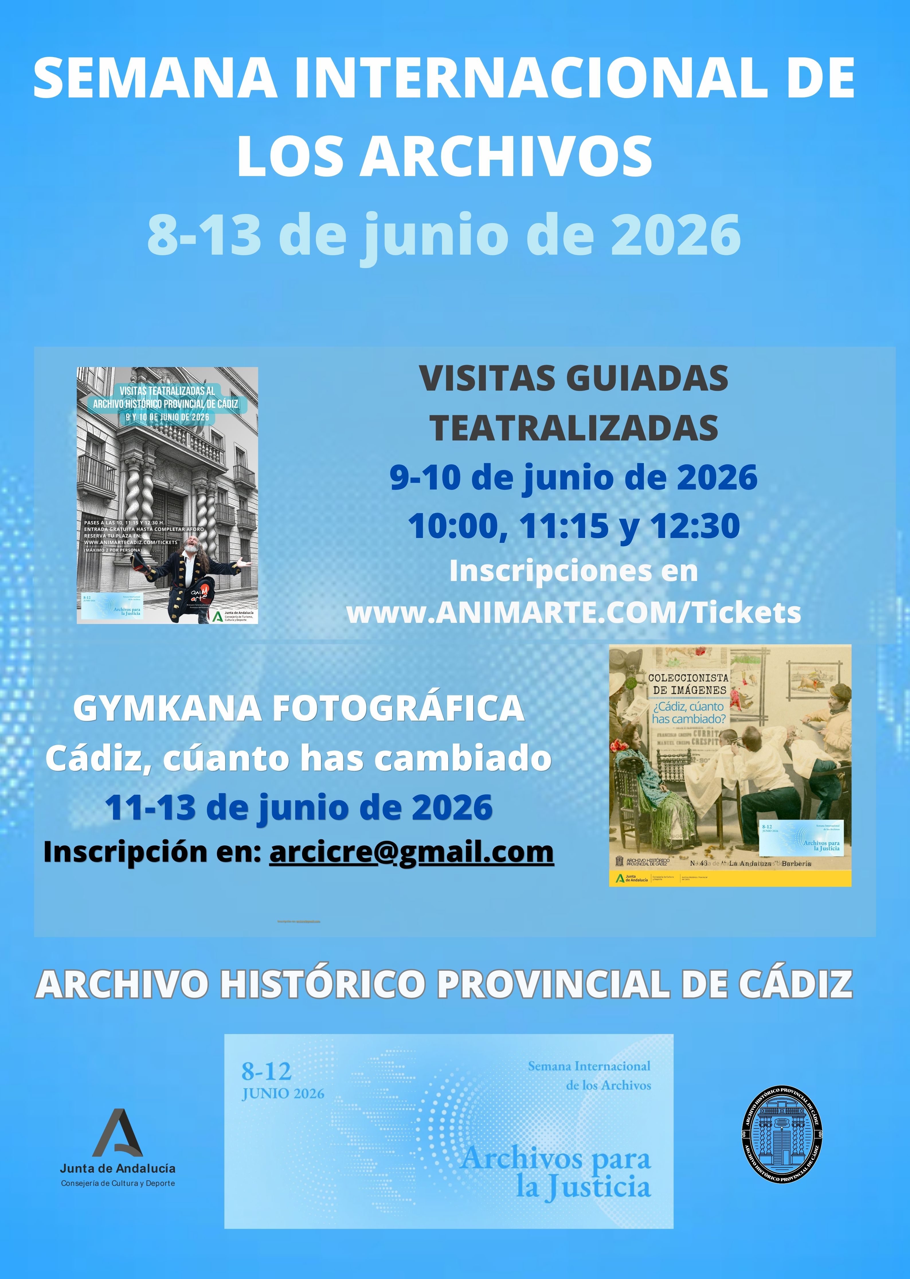 Semana Internacional de los Archivos 2026 (AHPCA)